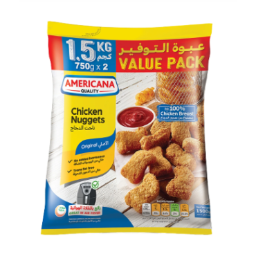 AMERICANA CHICKEN NUGGETS 2X750GM