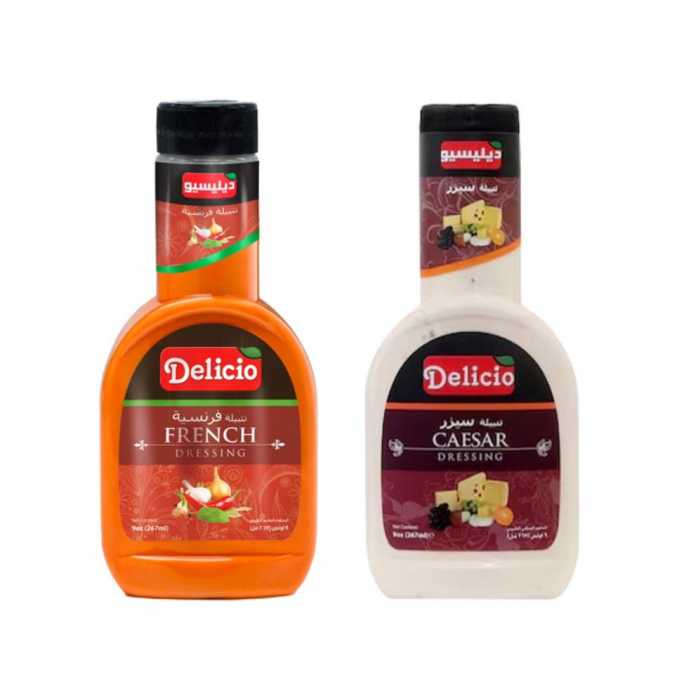 Delicio Dressing Asstd 2S*267Ml