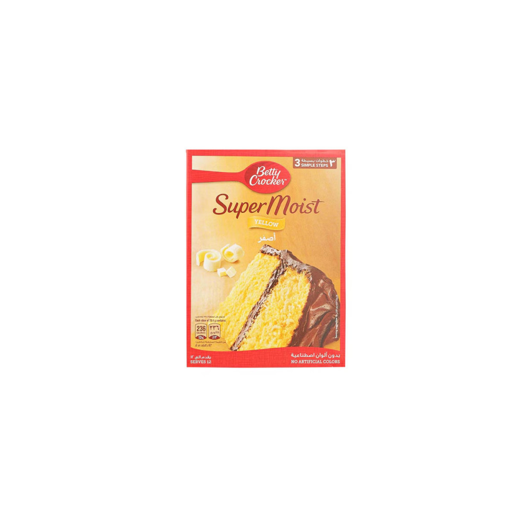 BETTY CROCKER YELLOW CAKE MIX 500GM