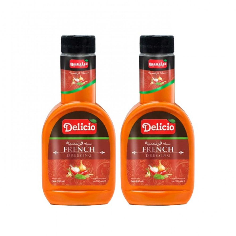 Delicio French Dressing 2 X 267Ml