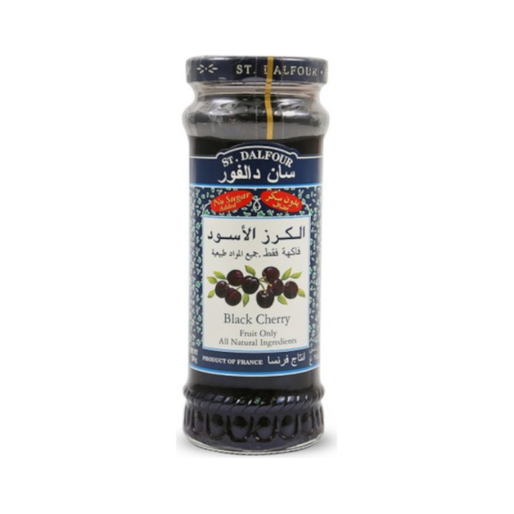 ST. DALFOUR BLACK CHERRY JAM 284GM 