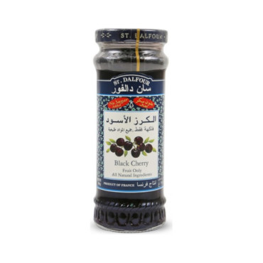 ST. DALFOUR BLACK CHERRY JAM 284GM 