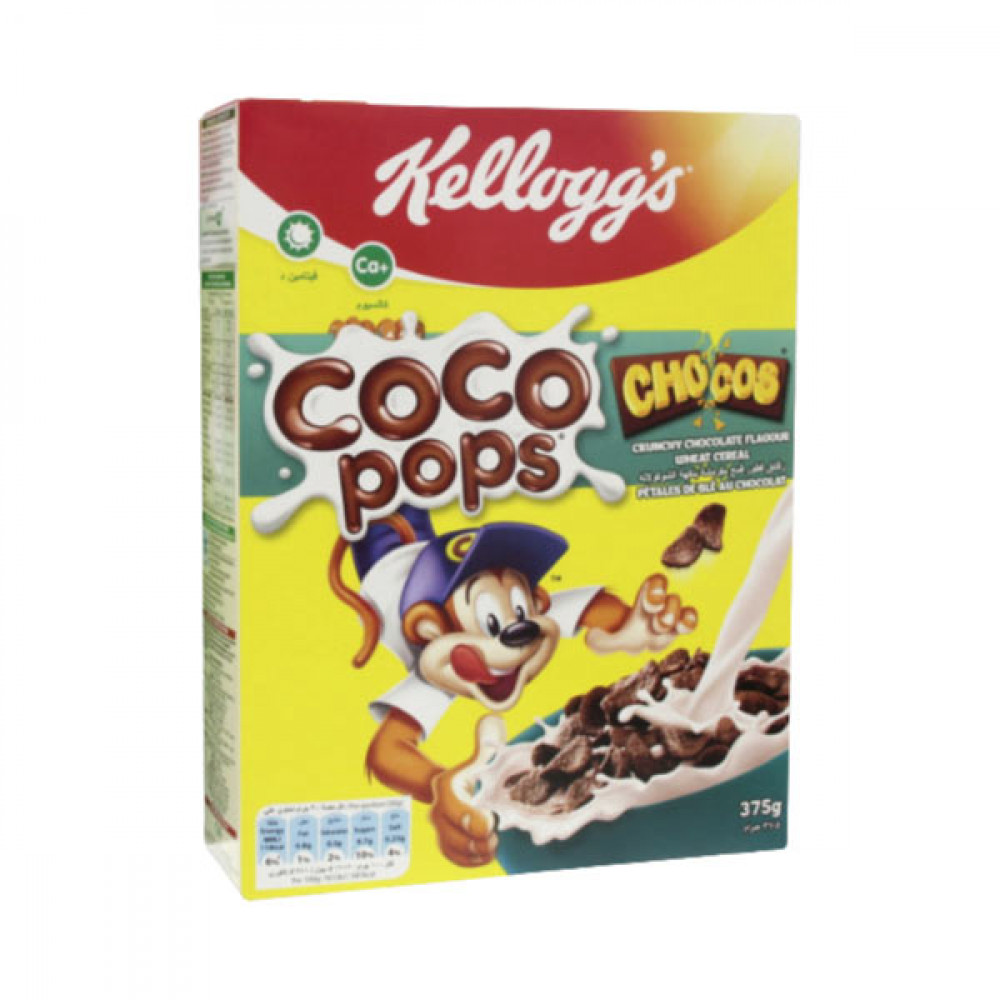 Kelloggs Cereals Coco Pops Chocos 375gm  Kelloggs Cereals Coco Pops Chocos 375gm