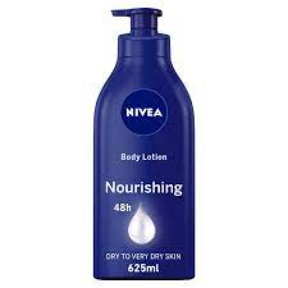 NIVEA NOURISHING DRY SKIN BODY LOTION 625ML