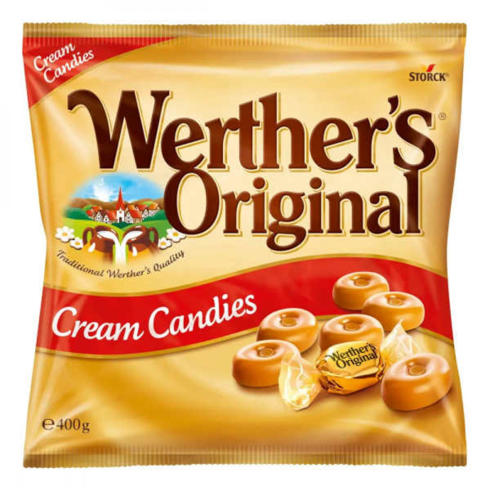 Werther's Original Cream Candies 400gm  Werther's Original Cream Candies 400gm