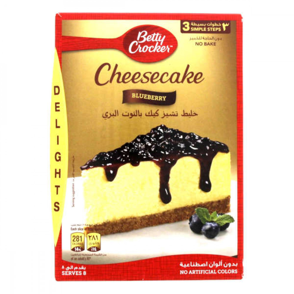 Betty Crocker Cheese Cake Mix Blueberry 360gm  Betty Crocker Cheese Cake Mix Blueberry 360gm