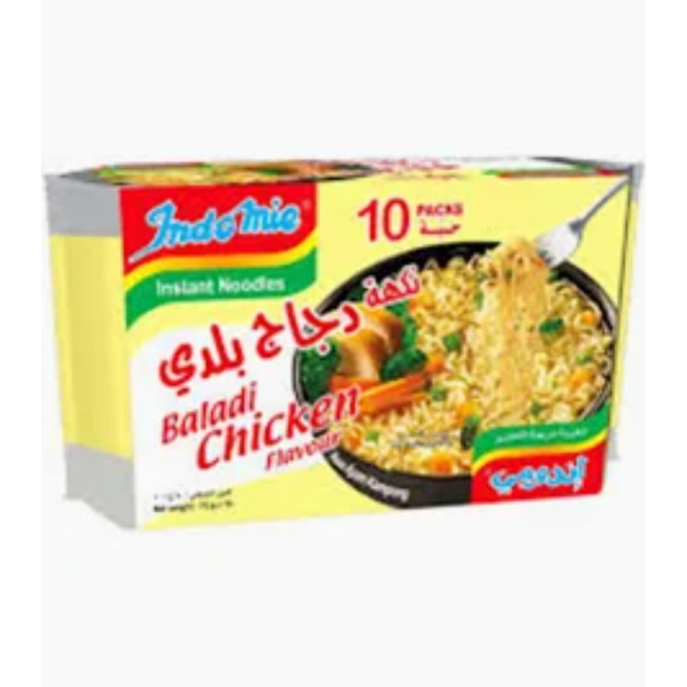 INDOMIE CHICKEN NOODLES 10 X 72GM NEW