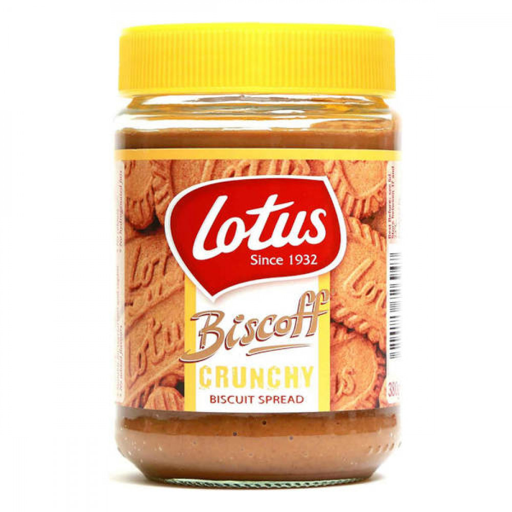 Lotus Biscoff Crunchy Biscuit Spread 380gm  Lotus Biscoff Crunchy Biscuit Spread 380gm