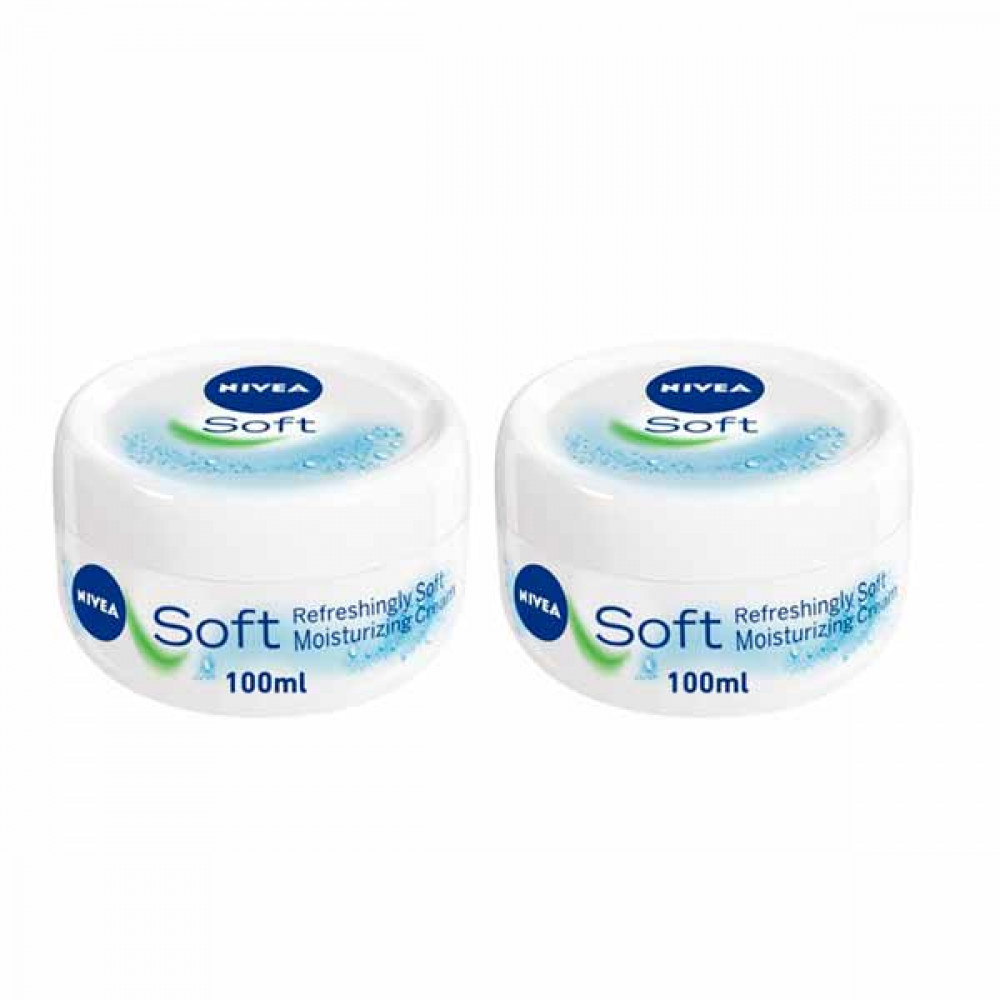 Nivea Soft Cream 2 x 100ml  Nivea Soft Cream 2 x 100ml