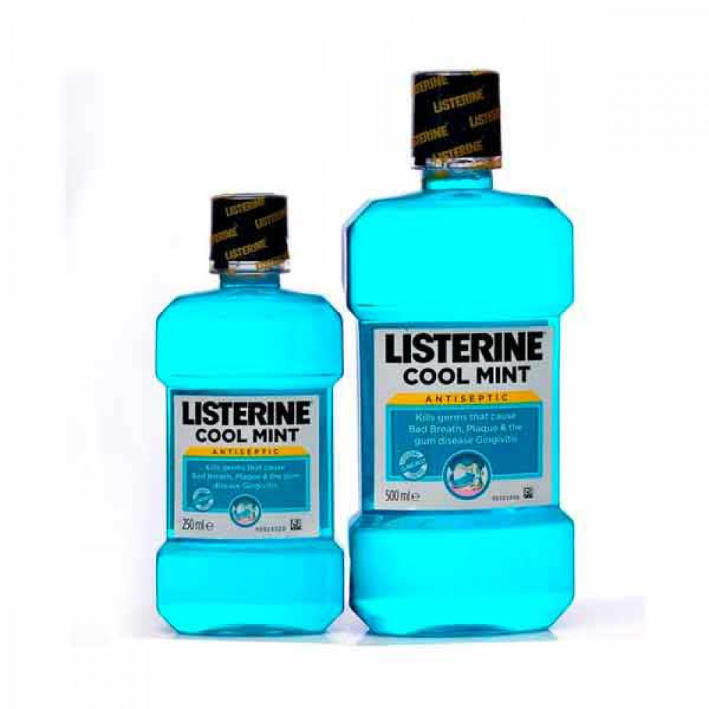 Listerine Cool Mint 500ml+250ml Free  Listerine Cool Mint 500ml+250ml Free