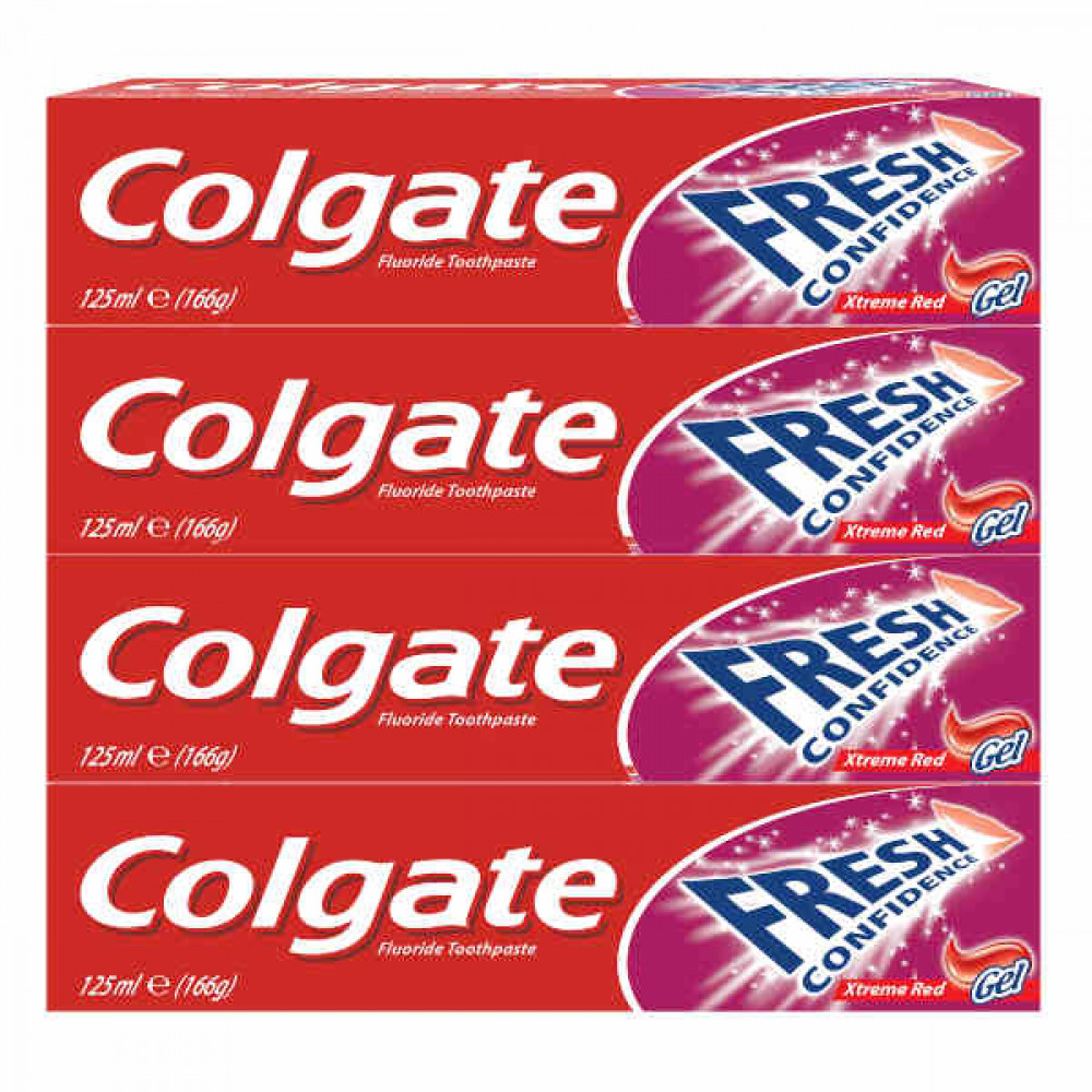 Colgate Toothpaste Fresh Confidence 125ml 3+1 Free  Colgate Toothpaste Fresh Confidence 125ml 3+1 Free