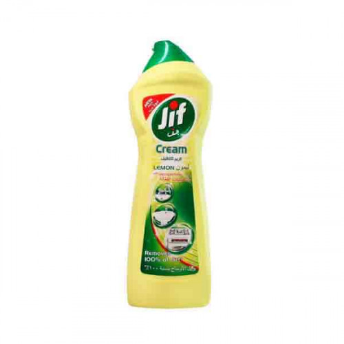 Jif Scouring Cream Lemon 750ml -- جف كريم لتنظيف الأوساخ و الشحوم ...