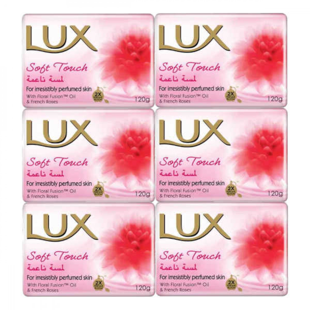 Lux Soap Soft Touch 6 x 120gm 