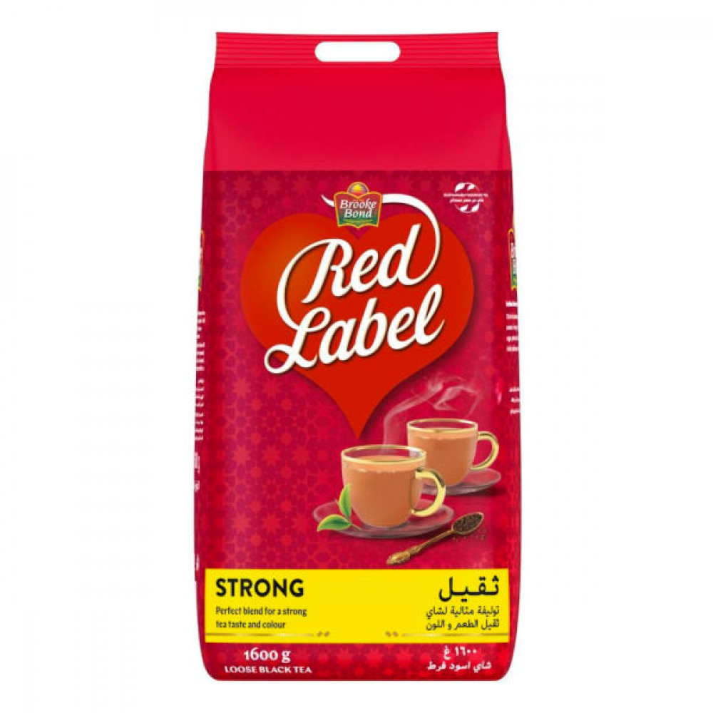 Brooke Bond Red Label Black Tea Loose 1.6Kg  Brooke Bond Red Label Black Tea Loose 1.6Kg
