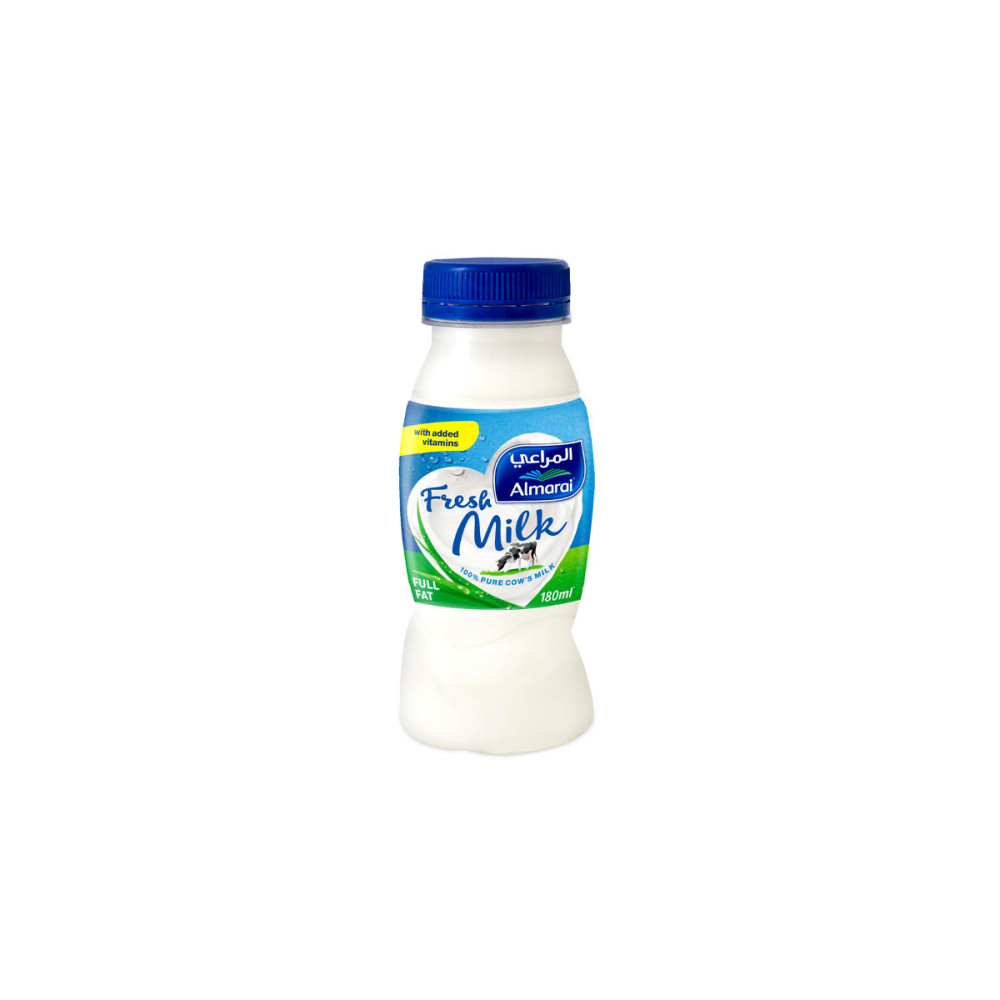 ALMARAI FRESH FULL FAT VITAMIN MILK 180ML