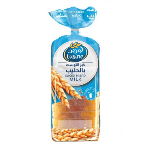 Lusine Milk Bread 600gm لوزين خبز التوست بالحليب 600 جرام