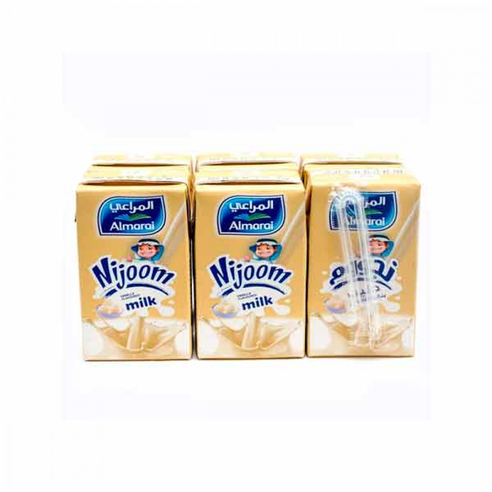 Almarai Nijoom Uht Milk Vanilla 6 x 150ml 