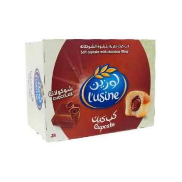 LUSINE CUPCAKE CHOCOLATE FILLED 18 X 30GM 
