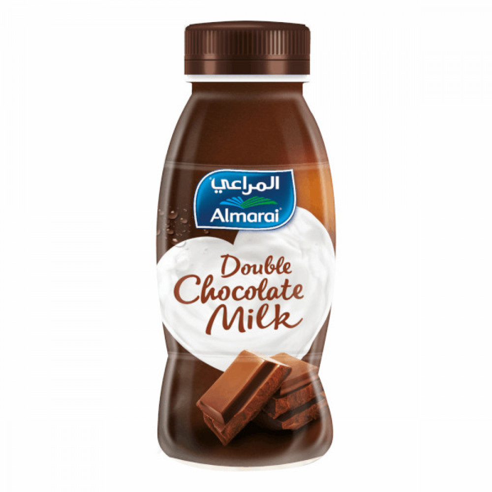 Almarai Double Chocolate Milk 250ml  Almarai Double Chocolate Milk 250ml