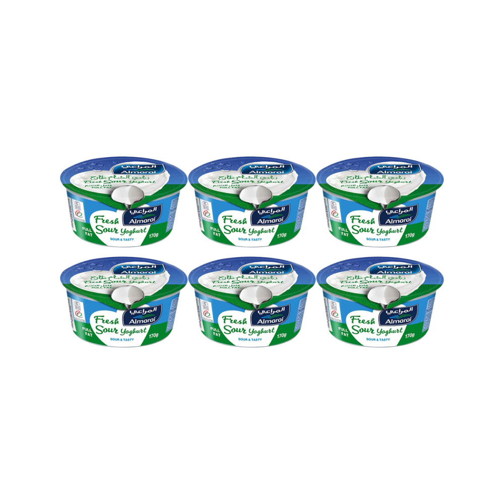 ALMARAI SOUR ZABADI FULL FAT 6 X 170GM