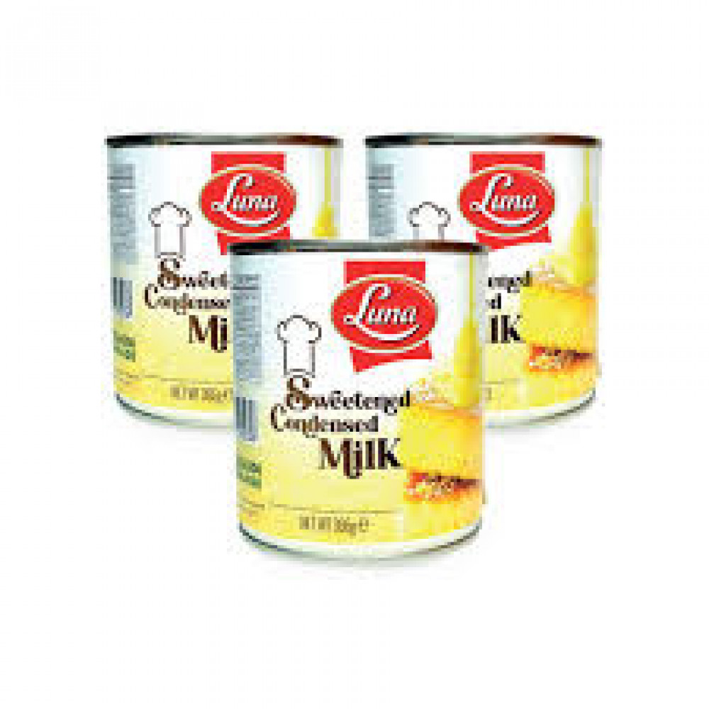 Luna Sweetened Condensed Milk 3X395Gm