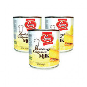 Luna Sweetened Condensed Milk 3X395Gm