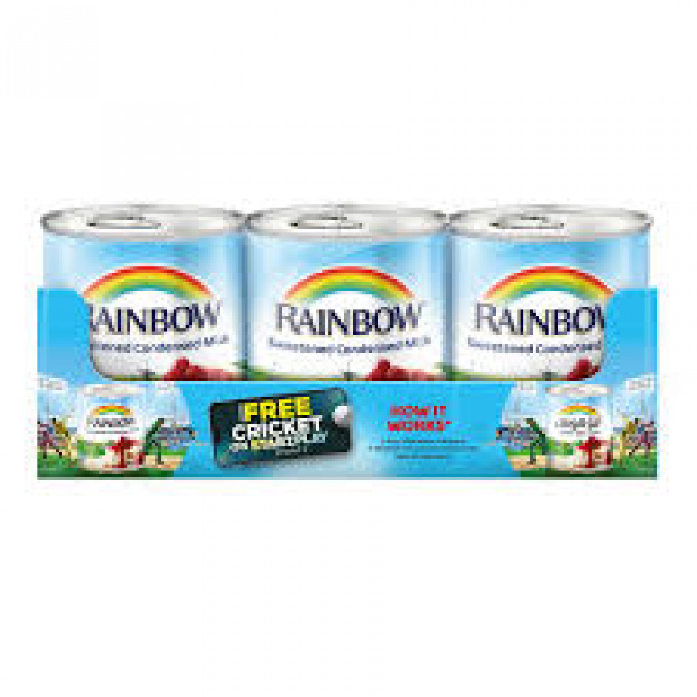 Rainbow Sweet Condensed Milk 3X397 Gm 