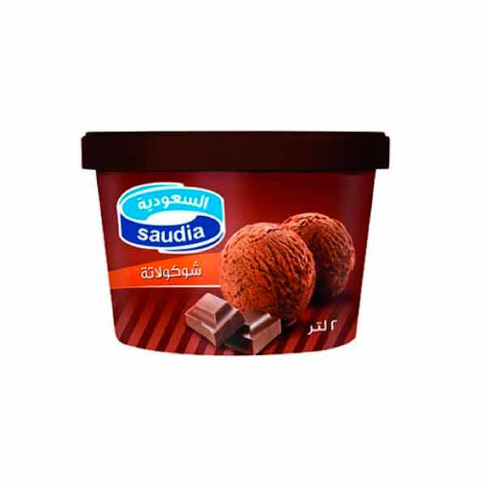 Saudia Ice Crem Chocolate 2Ltr  Saudia Ice Crem Chocolate 2Ltr