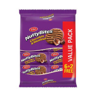 TIFFANY NUTTYBITES COOKIES CHOCOLATE &; HAZELNUT 8 X 81GM 