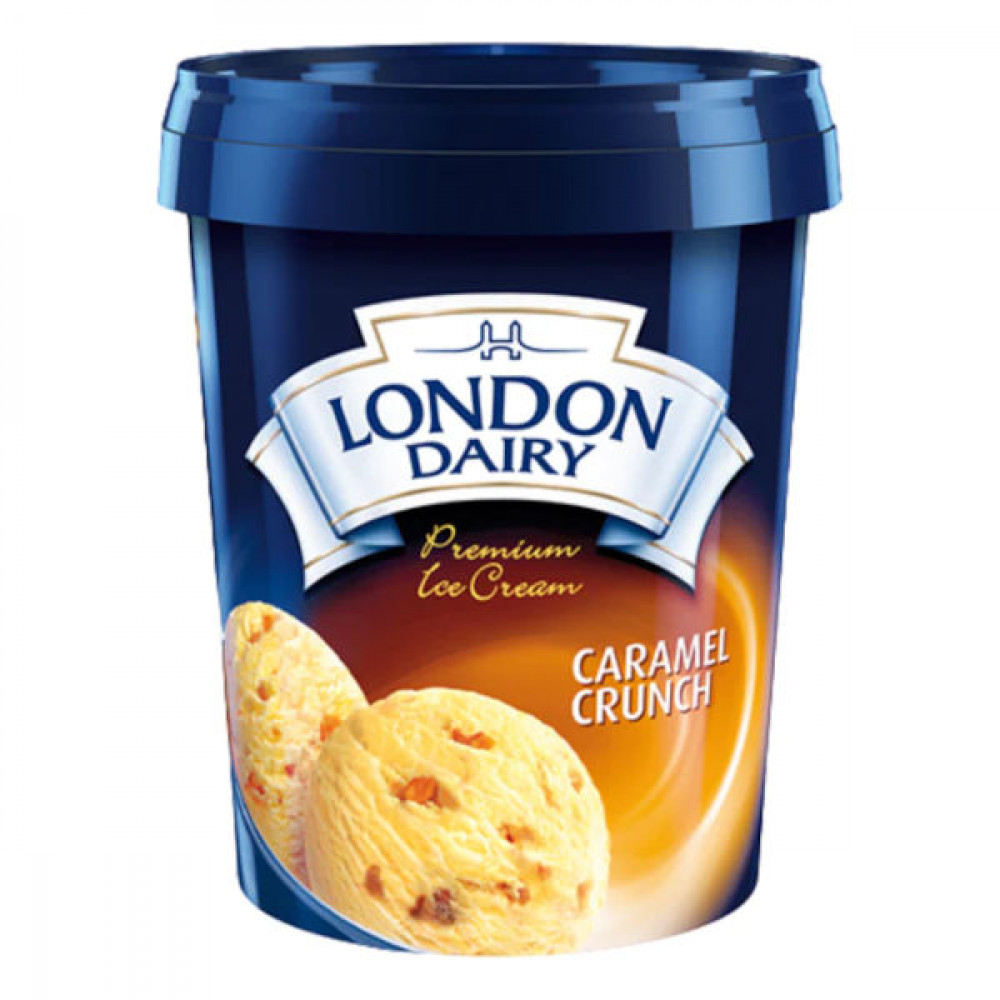 London Dairy Ice Cream Caramel Crunch 500ml  London Dairy Ice Cream Caramel Crunch 500ml
