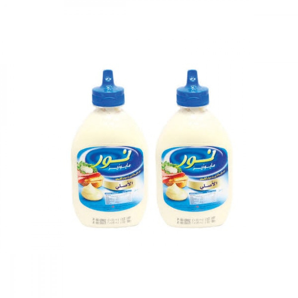 Noor Mayonnaise Original 2 x 500gm  Noor Mayonnaise Original 2 x 500gm