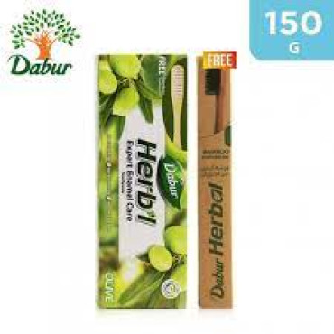 DABUR HERBL TP GING&MINT 150GM+TB BAMBOO
