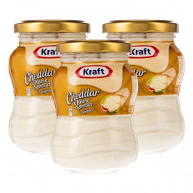Kraft Cheddar Cheese Spread Original 3 x 230gm