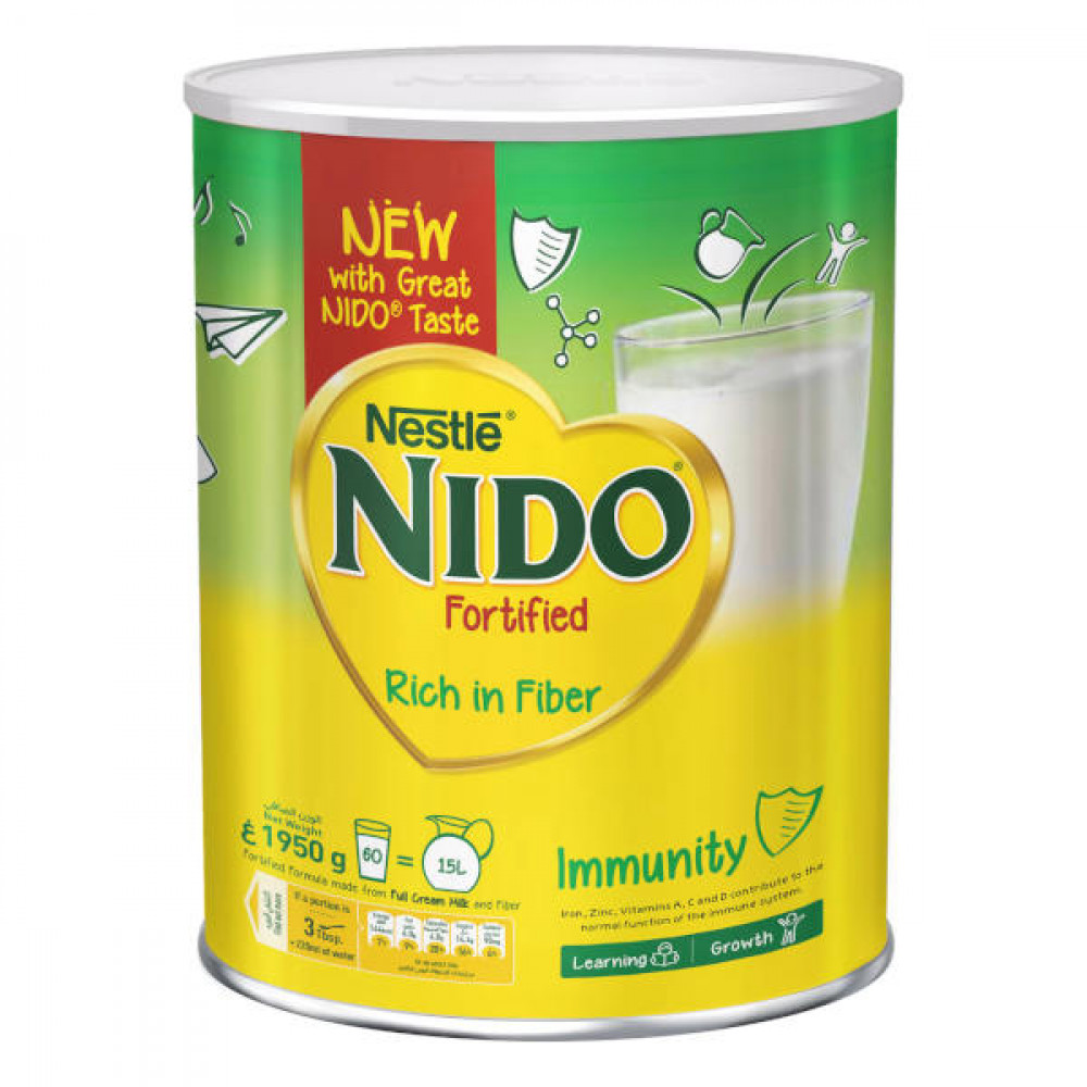 Nido Fortified Full Cream Milk Powder 1950gm  Nido Fortified Full Cream Milk Powder 1950gm