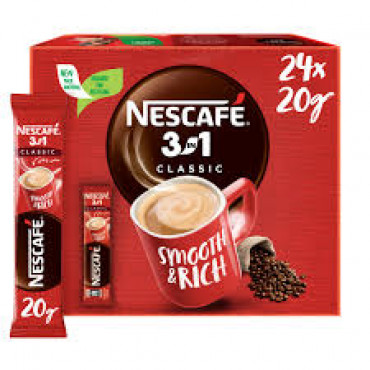 Nescafe 3In1 Classic Box 24 X 20 Gm