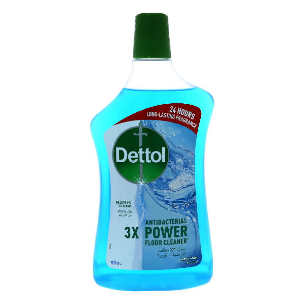 DETTOL ANTIBACTERIAL POWER FLOOR CLEANER FRESH AQUA 900ML 