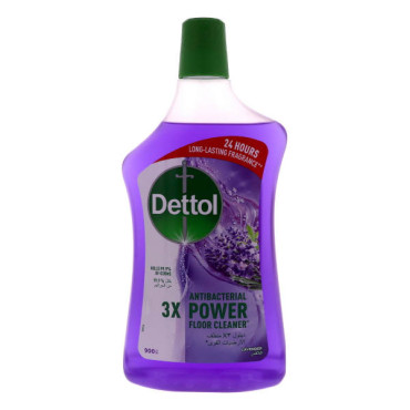 DETTOL ANTIBACTERIAL POWER FLOOR CLEANER LAVENDER 900ML 