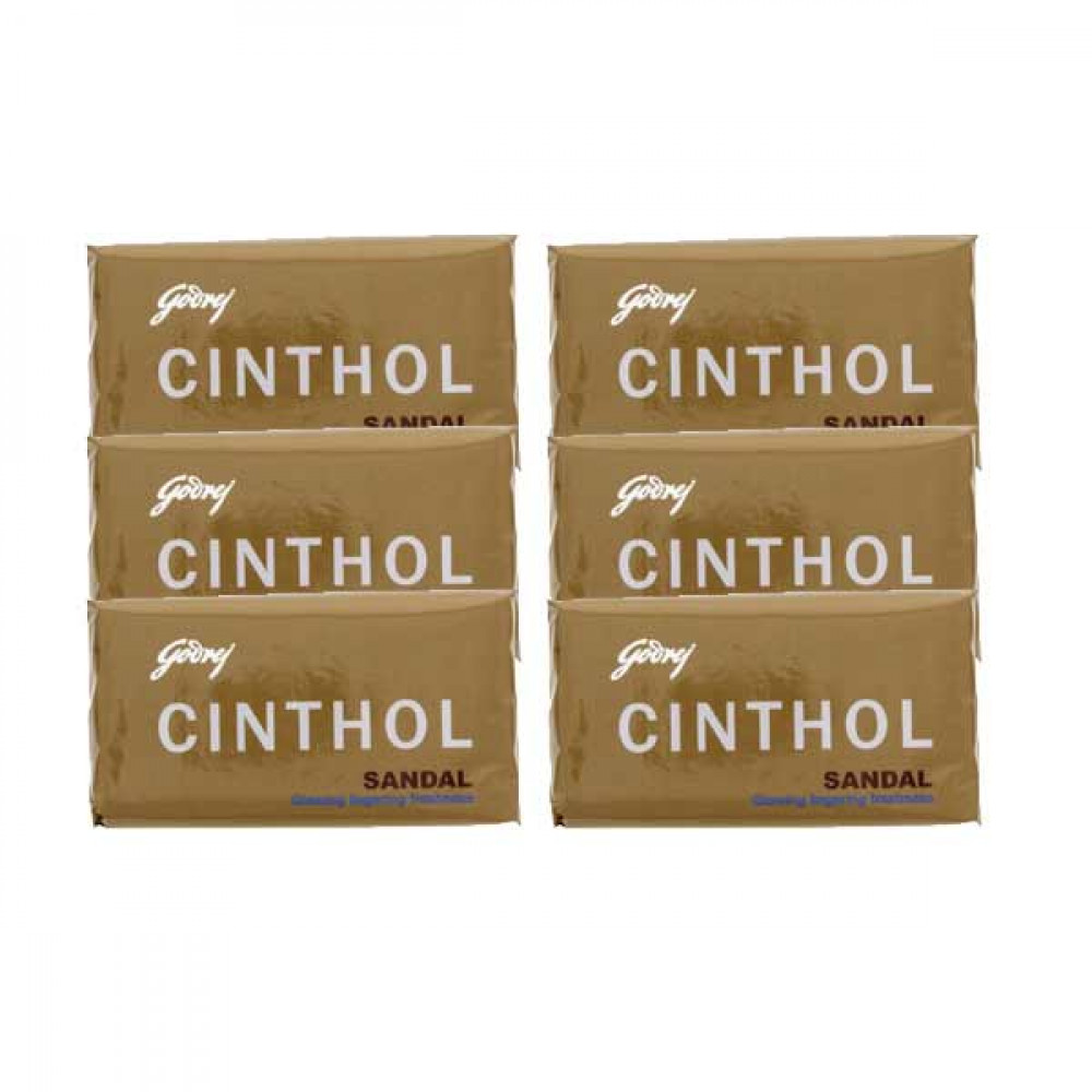 Godrej Cinthol Soap Sandal 125gm 5+1 Free 