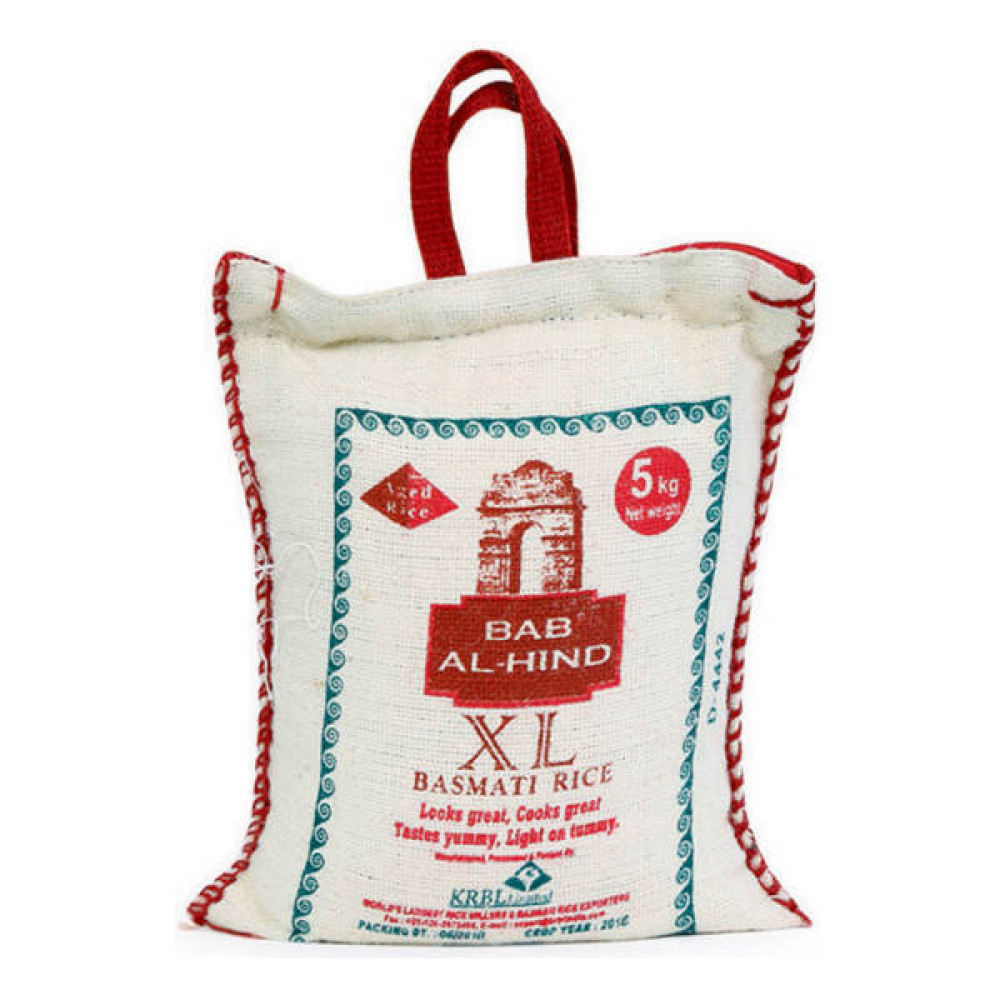 BAB AL HIND XL BASMATI RICE 5KG 