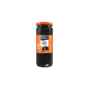 AMERICAN GARDEN OLIVES BLACK WHOLE 260GM
