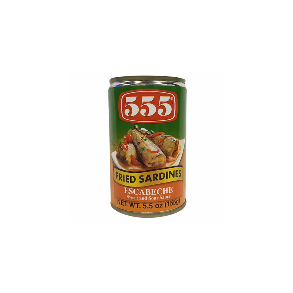 555 FRIED SARDINES ESCABECHE 155GM