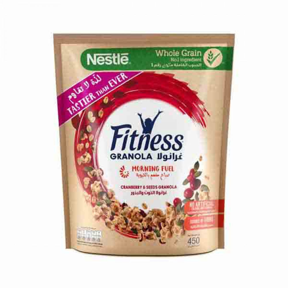 Nestle Fintness Granola Cranberry & Seeds 450g  Nestle Fintness Granola Cranberry & Seeds 450g