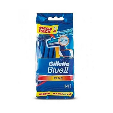 GILLETTE BLUE II RAZOR PLUS 10+4 
