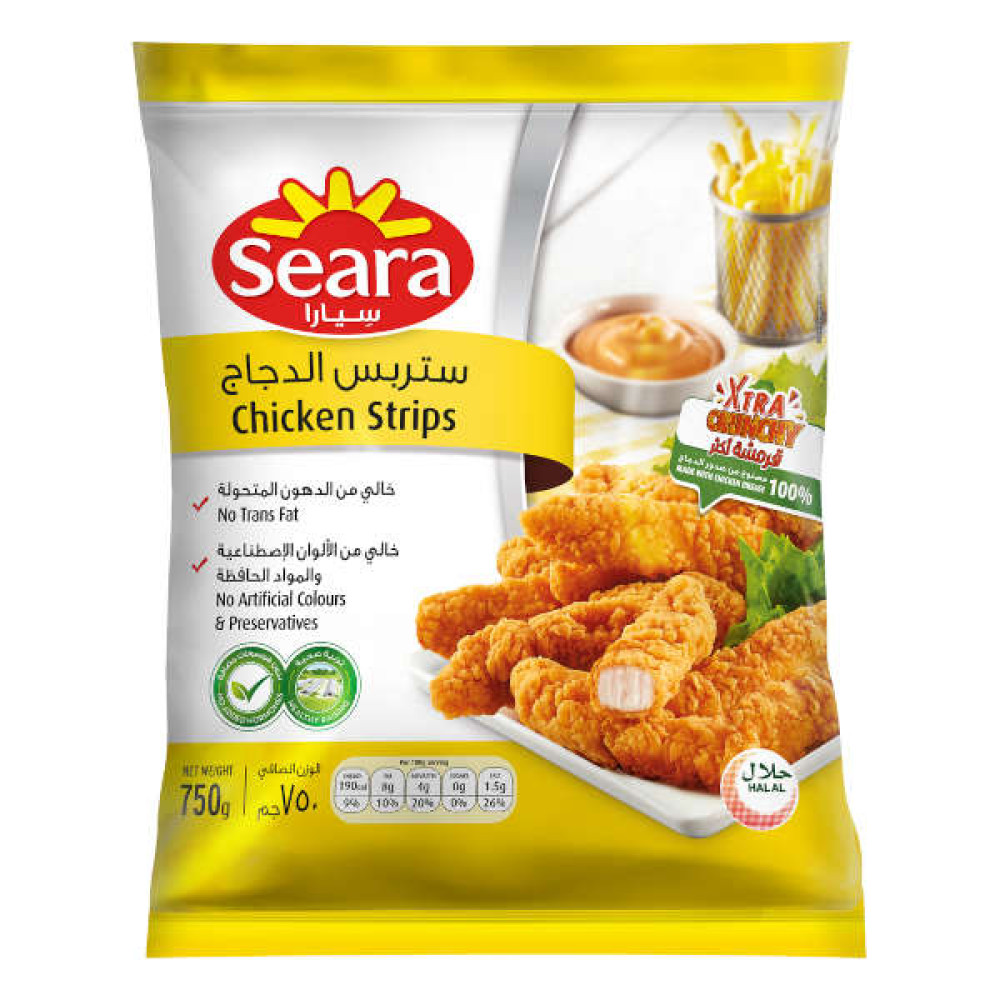 SEARA CHICKEN STRIPS 750GM  