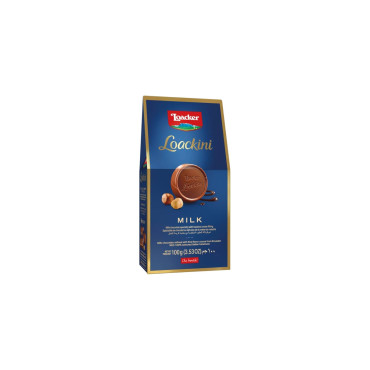 LOACKER LOACKINI FINE MILK CHOCOLATE BOX 100GM