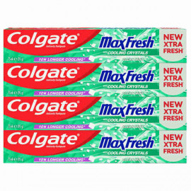 Colgate Toothpaste MaxFresh Clean Mint 4 x 75ml