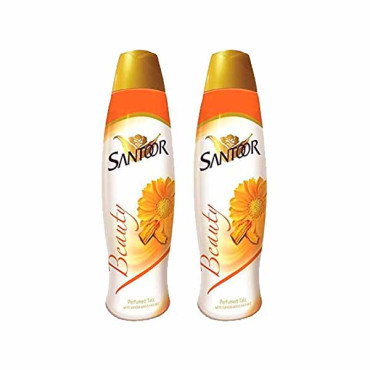 SANTOOR PERFUMED TALC 2 X 400GM 