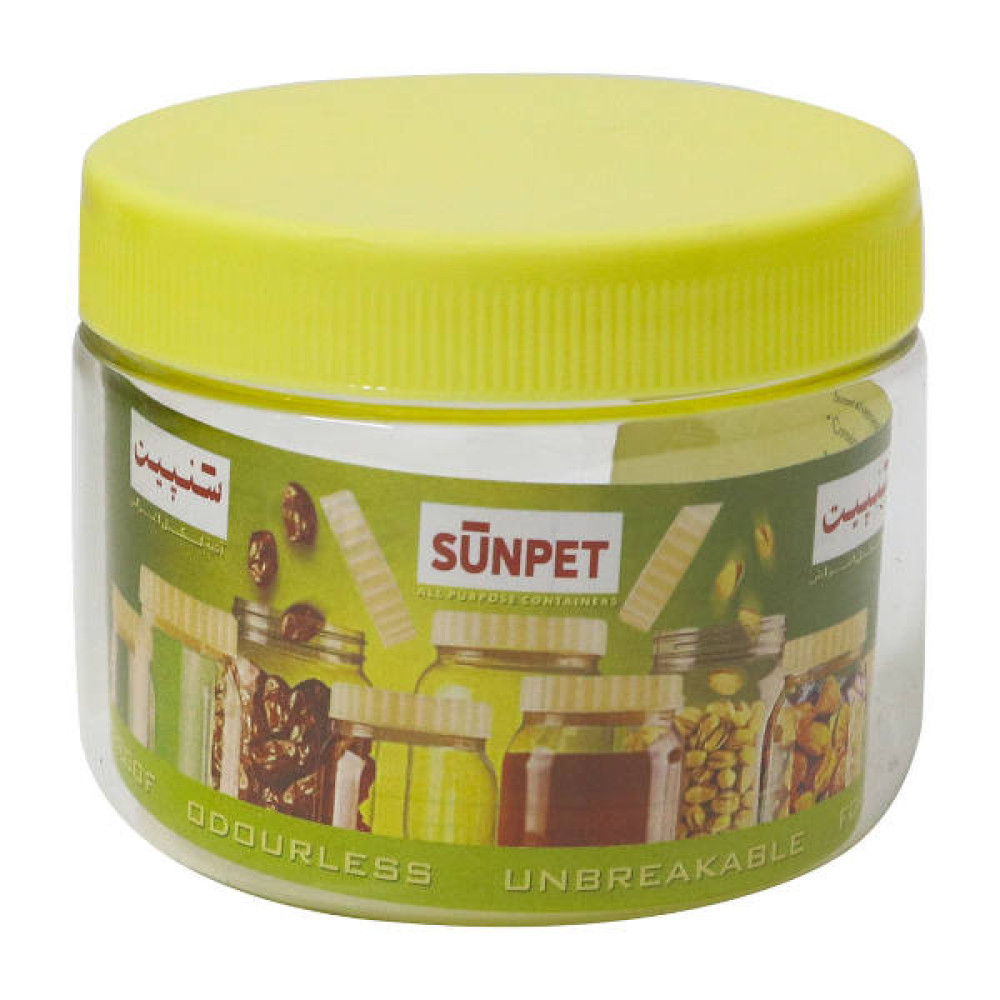 SUNPET PLASTIC JAR 200ML 