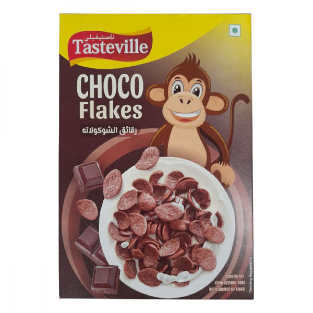 Tasteville Choco Flakes 375gm  Tasteville Choco Flakes 375gm