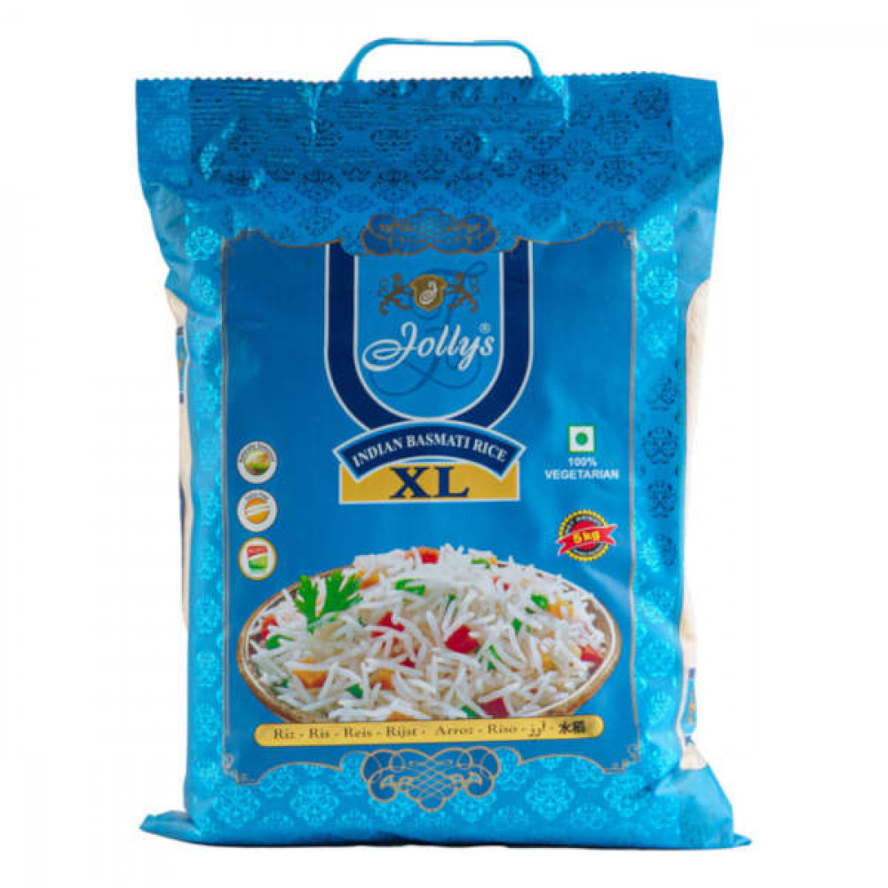 Jolly's Indian Basmati Rice XL 5Kg  Jolly's Indian Basmati Rice XL 5Kg